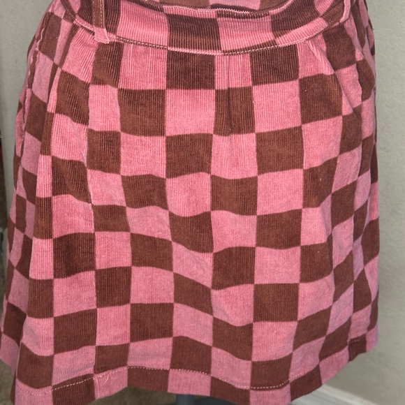 CLUELESS CHER ALICIA SILVERMAN Perfect Corduroy Cute Checkered SKIRT Size 12 - Picture 7 of 9